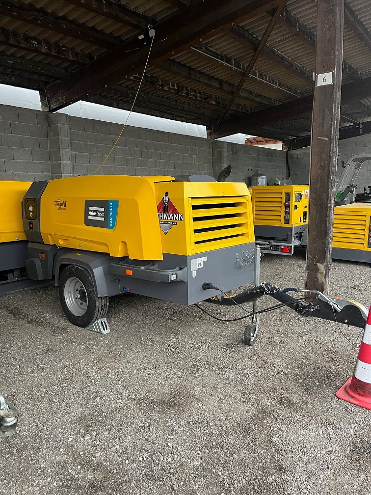 Atlas Copco XAS188-14 A mit Fahrwerk